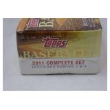 2011 Topps Baseball Complete Set with Mickey Mantle Medallion