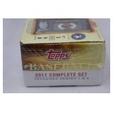 2011 Topps Baseball Complete Set with Mickey Mantle Medallion