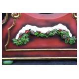 Christmas Countdown Clock with Santa and Snow Village, Boxed