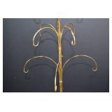 Brass Star Tree Ornament Hanger, 26.5 Inch Display Stand