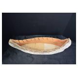 Vintage Handmade Birch Bark Canoe Model, Approx. 15 Inch