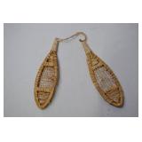 Lot of Miniature Snowshoes Ornaments