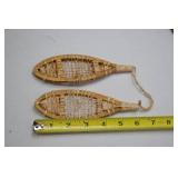 Lot of Miniature Snowshoes Ornaments