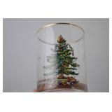 Spode Christmas Tree Double Old Fashioned Glasses, Set of 4, with Box