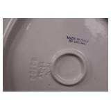 Ancora Made in Italy Snowman Christmas Ceramic Platter