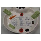 Build a Better Snowman Ceramic Serving Dish with Box