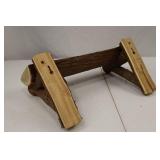 Rustic Natural Wood Log Accent Shelf 16 Inch