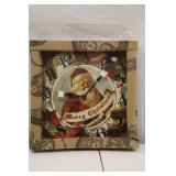 13 Inch Christmas Santa Wall Clock, New in Box
