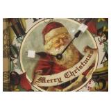13 Inch Christmas Santa Wall Clock, New in Box