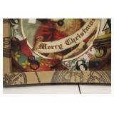 13 Inch Christmas Santa Wall Clock, New in Box