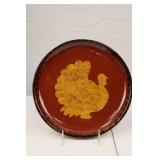 Thanksgiving Turkey Theme Plates and Ceramic Table Decor Lot