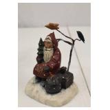 Star Folk Greg Guedel Christmas Figurine Lot - Santa, Snowmen, Signed