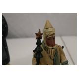 Star Folk Greg Guedel Christmas Figurine Lot - Santa, Snowmen, Signed