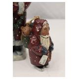 Star Folk Greg Guedel Christmas Figurine Lot - Santa, Snowmen, Signed