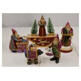 Pam Schifferl Christmas Santa Figurine Collection
