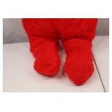 Vintage Santa Claus Plush Doll with Vinyl Face, 19 Inches Tall