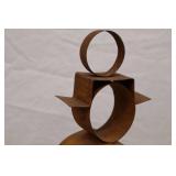 Rustic Metal Snowmen & Merry Christmas Sign Holiday Decor