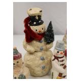 Walnut Ridge Collectibles Snowman Figurine Lot
