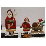 Rustic Wood Christmas Decor and Ornaments Lot, Alina Spellmann Midwest