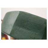 Set of 4 Santa Christmas Figurines Signed Tate, 13 to 6 Inches Tall