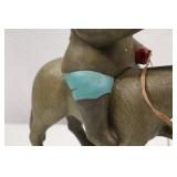 Department 56 Santa on Mule Figurine - Leo Smith Our Town Collection