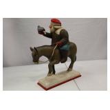 Department 56 Santa on Mule Figurine - Leo Smith Our Town Collection