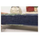 4 Walnut Ridge Santa Christmas Figurines, Signed by Kathi Lorance Bejma