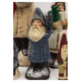 Set of Walnut Ridge Belsnickle Santa Figures, Herr Collection, 1993-1999