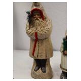 Set of Walnut Ridge Belsnickle Santa Figures, Herr Collection, 1993-1999