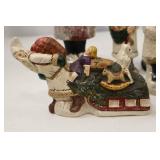 Walnut Ridge Belsnickle Santa & Figurine Collection - 7 Pieces, Handcrafted USA