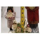 Walnut Ridge Belsnickle Santa & Figurine Collection - 7 Pieces, Handcrafted USA