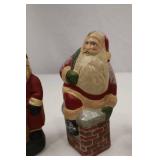 3-Piece Santa Christmas Figurine Lot, Walnut Ridge Collectibles