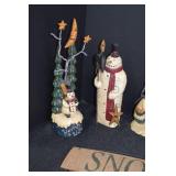 Greg Gueldel Rustic Snowman and Sign