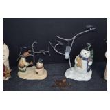 Greg Gueldel Rustic Snowman and Sign