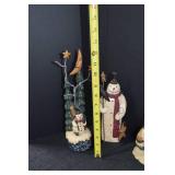 Greg Gueldel Rustic Snowman and Sign