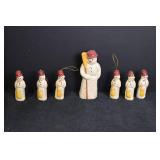 Teena Flanner Collection Snowman Ornaments and Figurine Lot