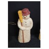 Teena Flanner Collection Snowman Ornaments and Figurine Lot