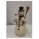 Department 56 12-Inch Snowman Figurine Signed Leo Smith
