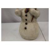 Department 56 12-Inch Snowman Figurine Signed Leo Smith