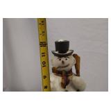 Department 56 12-Inch Snowman Figurine Signed Leo Smith