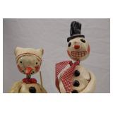 Penny McAllister Snowman Decor Figurines, 11 in. Holiday Lot