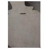 Christmas Snowman Wall Hanging Plaque with Plaid Scarf and Top Hat