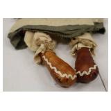 Handmade Gingerbread Rag Doll, 15 Inch Folk Art Style