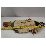 Handmade Gingerbread Rag Doll, 15 Inch Folk Art Style