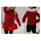 Byers Choice 1999 Limited Edition The Skaters Figurine Pair