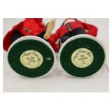 Byers Choice 1999 Limited Edition The Skaters Figurine Pair