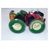 Byers Choice Carolers Figurine Lot - 2 Pieces, 1997 Signed