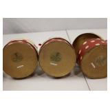 Penny McAllister Christmas Decor Boxes: Santa & Snowmen, Set of 3