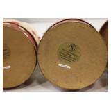 Penny McAllister Christmas Decor Boxes: Santa & Snowmen, Set of 3