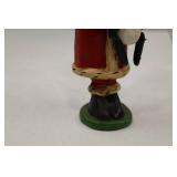 Penny McAllister Christmas Santa Figure with Bear, 12 in, 2004